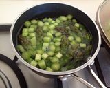 A picture of step 3 of Risotto with Asparagus and Orange.