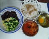 泡菜蔬菜炒飯的食譜步驟1照片