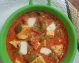 A picture of step 7 of Paneer butter Masala.