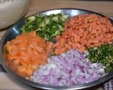 A picture of step 2 of Rava Appe.