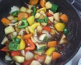 A picture of step 7 of Sweet and Sour Pork Taiwan Style Chicken in Pineapple Vinegar Sauce.