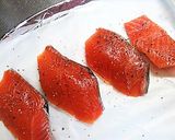 A picture of step 4 of Oven-Baked Salmon with Sweet Chili Mayo Sauce.
