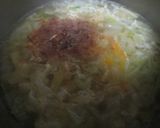 A picture of step 3 of Chinese Cabbage & Egg Miso Soup With Bonito Flakes.