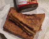 A picture of step 3 of Chocolate Filled French Toast.