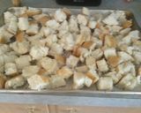 A picture of step 1 of sunshines pumpkin bread pudding.