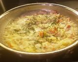 A picture of step 3 of Seafood zucchini pasta w/fresh creamy sauce.