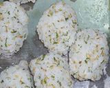 A picture of step 3 of Wrapped Onigiri Topped With Cheese!.