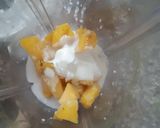 A picture of step 1 of Chick Pea-ña Colada Smoothie Bowl🐣🍍🥥.