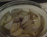 A picture of step 1 of Burdock Root, Konnyaku and Beef Simmered with Miso.