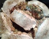 A picture of step 6 of stove top stuffed pork loin.