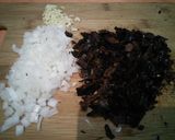 A picture of step 3 of Pacholas (Mexican ground beef).