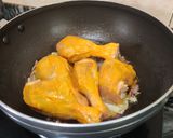 A picture of step 4 of Spinach Drumsticks (chicken).