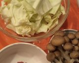 A picture of step 1 of Creamy Miso Spring Cabbage Pasta.