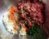 A picture of step 2 of Turkish Kofta Meat Patties.