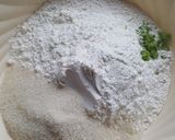 A picture of step 2 of Coconut Lemon Mandazi.