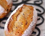 A picture of step 10 of Walnut and Dried Fruit Bread with Rye Flour Kneaded In a Bread Machine.