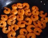 A picture of step 3 of Vickys Hot & Smoky Prawns, GF DF EF SF NF.
