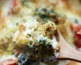 A picture of step 10 of Doria (Rice Gratin) with Curry Pilaf and White Sauce.