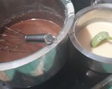 Foto langkah ke 7 dari resep Puding Roti Tawar Zebra.