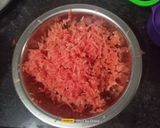 A picture of step 1 of Eggless Carrot Cake.