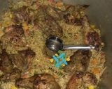 A picture of step 7 of Smokey fried rice.
