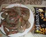 Foto del paso 1 de la receta: Langostinos con polvo de quicos