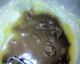 A picture of step 4 of Sig's Salted Caramel and dark Toffee Cupcakes.