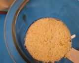 A picture of step 1 of Christmas French Macarons with Lemon Buttercream Frosting.