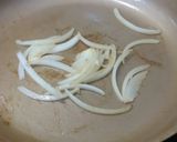 A picture of step 2 of Grilled Tofu with Mushroom Sauce.