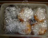 A picture of step 16 of Ohagi (to freeze-store for later).
