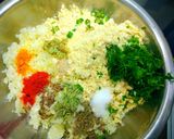 A picture of step 1 of Cabbage Kofta Curry.