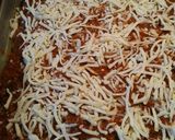 A picture of step 7 of Eggplant Chili-Fries or Chili over Fried Eggplant.