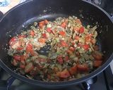 A picture of step 12 of Tagliatelle with Sardines, Red Bell Pepper, and Parsley.