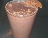 A picture of step 4 of Chikoo choco latte.