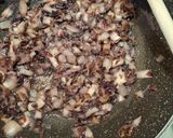 A picture of step 2 of Pennette with Radicchio for Valentine's Day ❤️.
