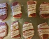 A picture of step 4 of Brown sugar bacon wrapped pork chops.