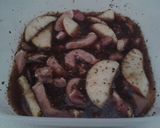 A picture of step 1 of Pork, apple, beer.