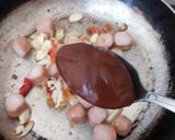 Foto langkah ke 5 dari resep Tumis Jamur Enoki Saus Barbeque.