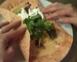 A picture of step 7 of Grilled Sweet Thai Chili Chicken Wraps.