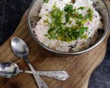 A picture of step 3 of Vegetable curd rice.