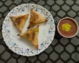 A picture of step 6 of Baked Samosa - Oil free.