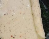 A picture of step 2 of Layers masala papdi.