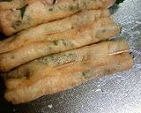 A picture of step 4 of Aburaage Rolls.