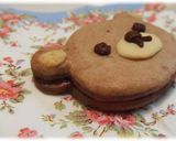A picture of step 15 of Cute ♪ Rilakkuma Styule Chocolate Sandwich Cookies.