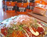 A picture of step 12 of Simple Hiroshima-style Okonomiyaki in a Frying Pan.