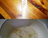 A picture of step 1 of Gratinéed Onion Soup Made with Fu Dried Wheat Gluten.