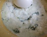 A picture of step 2 of Spinach raita.