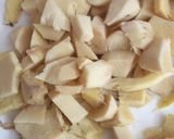 A picture of step 1 of Ginger paste.