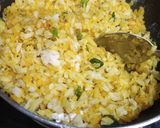 A picture of step 7 of Indori poha.