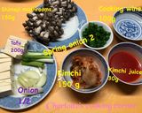 韓式泡菜豆腐鍋- low carbs的食譜步驟1照片